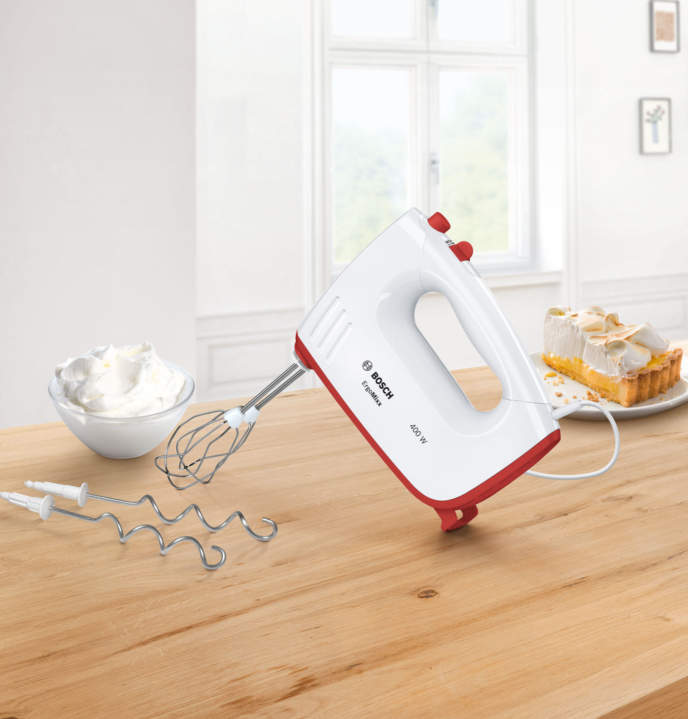 Quiet Mark Bosch MFQ36300GB ErgoMixx 400W White Hand Mixer